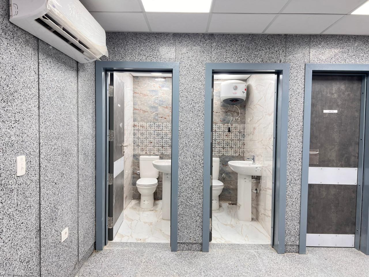 Sanitary units & fire rated doors