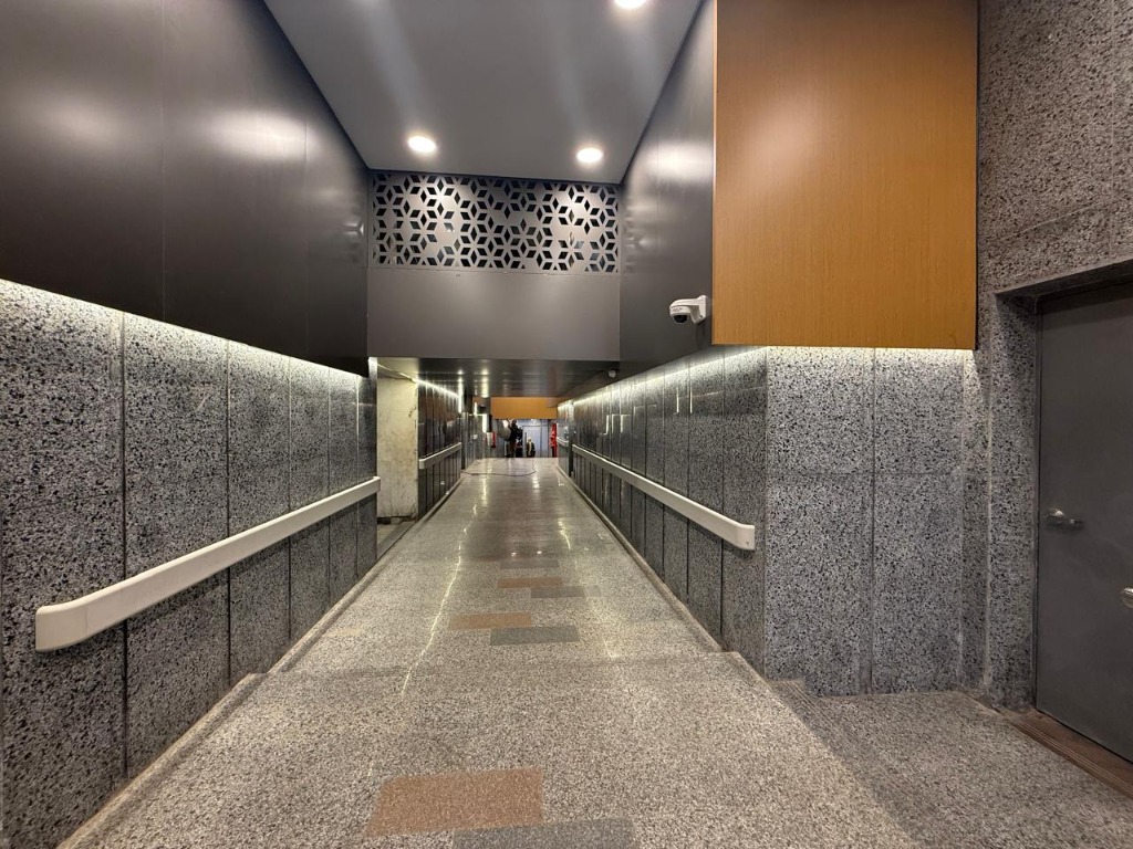 Shobra Main Granite Corridor & LED Lighting