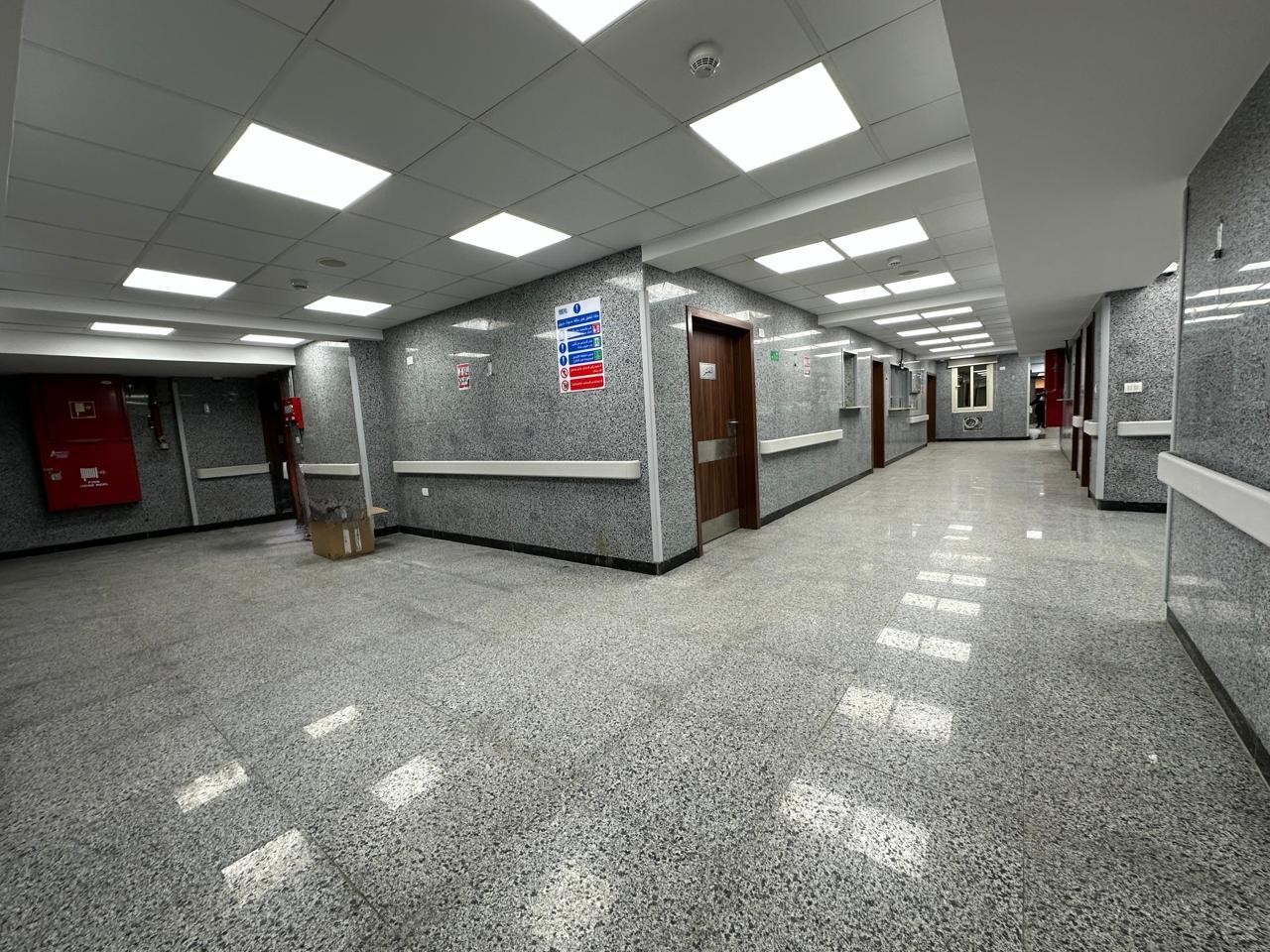 Shobra Main Granite Corridor & Patient Handrails